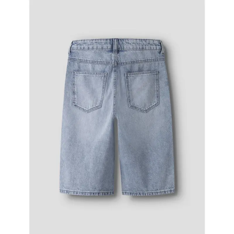 Name It Light Blue Denim Nkfbella Dnm Jorts 2227-Mj Lnoos 5