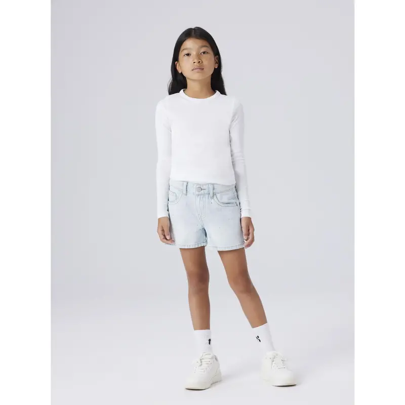 Name It Light Blue Denim Nkfrose Rhine Dnm Shorts 6042-Ac Noos 2