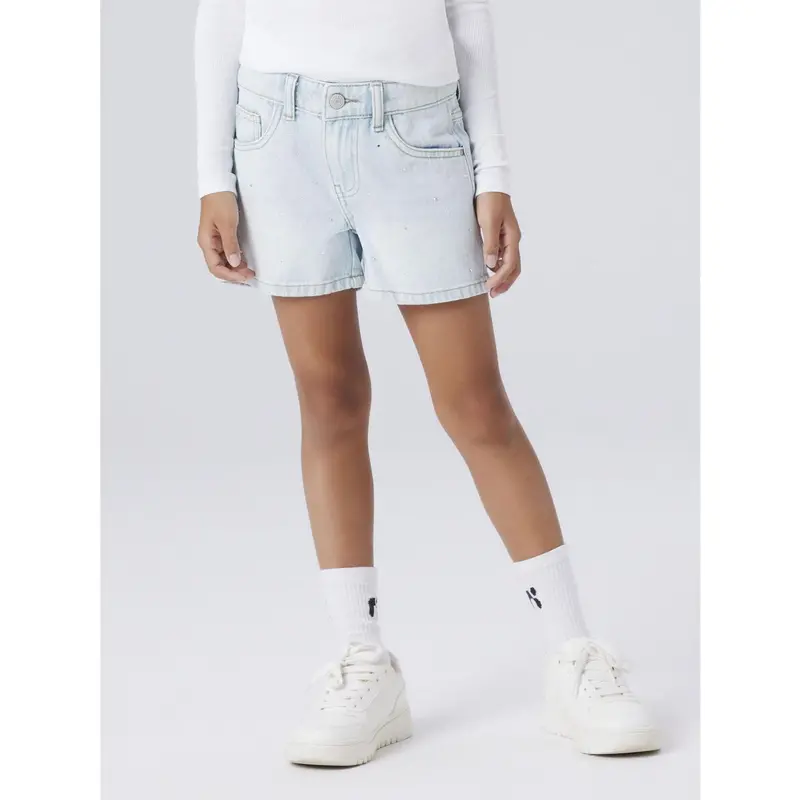 Name It Light Blue Denim Nkfrose Rhine Dnm Shorts 6042-Ac Noos 3