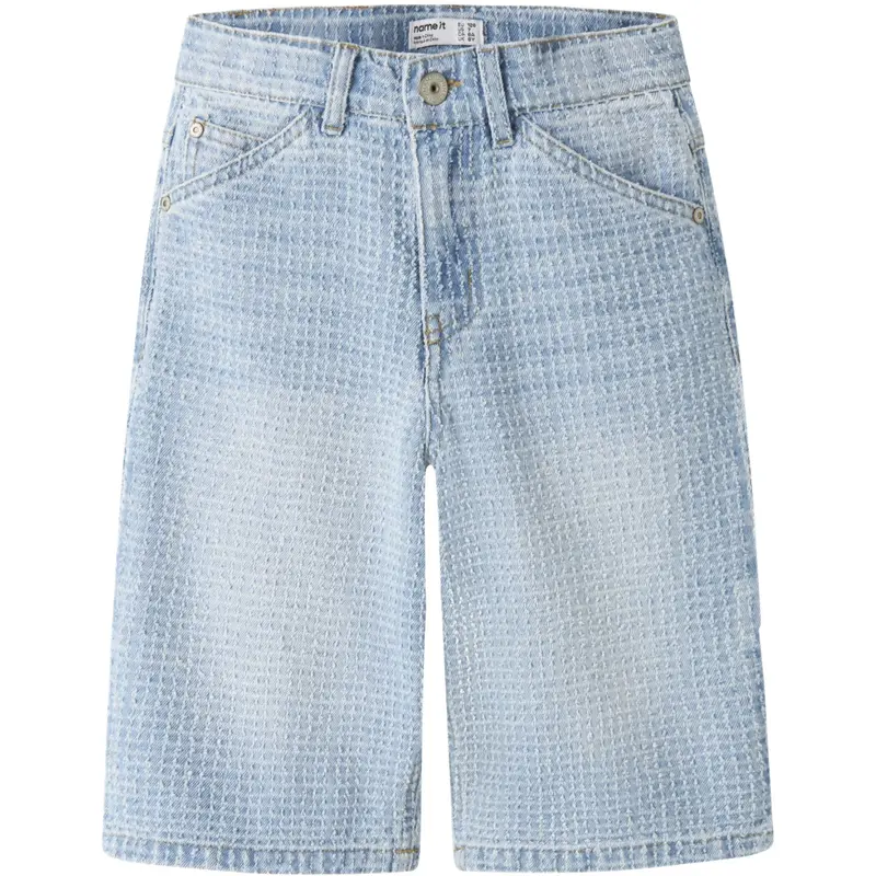 Name It Light Blue Denim Nkmben Skater Dnm Bermuda 3344-Ok H 1