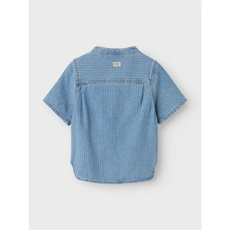 Name It Light Blue Denim Stripes Fido Denim Skjorte 3