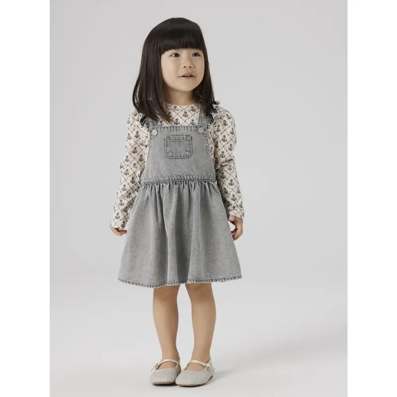 Name It Light Grey Denim Nmfalli Dnm Spencer 3005-Ov Lnoos 2