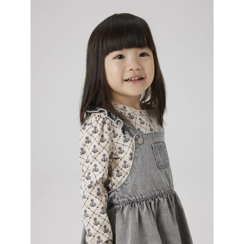 Name It Light Grey Denim Nmfalli Dnm Spencer 3005-Ov Lnoos 3