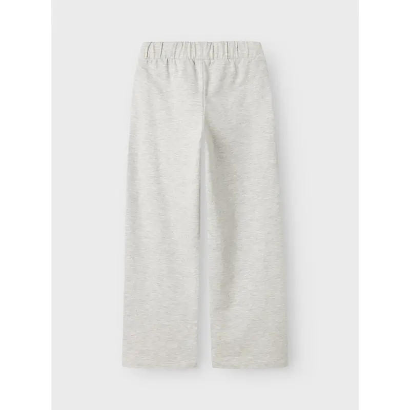 Name It Light Grey Melange Nkfkarrie Wide Sweat Bukser Unb 2