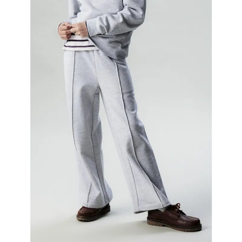 Name It Light Grey Melange Nkftilde Sweat Wide Bukser Unb Pb 3