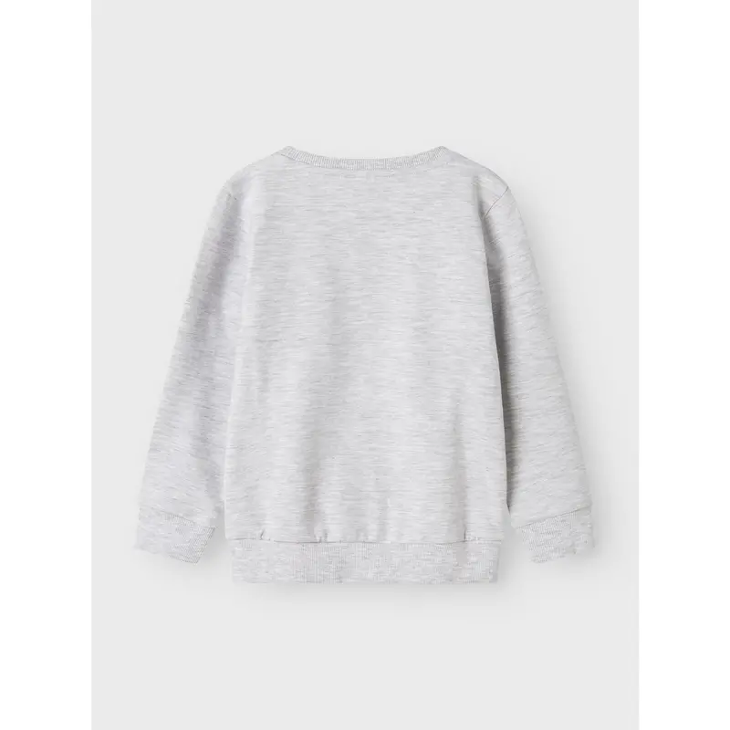 Name It Light Grey Melange Nmmkamden Ls Sweat Unb 5