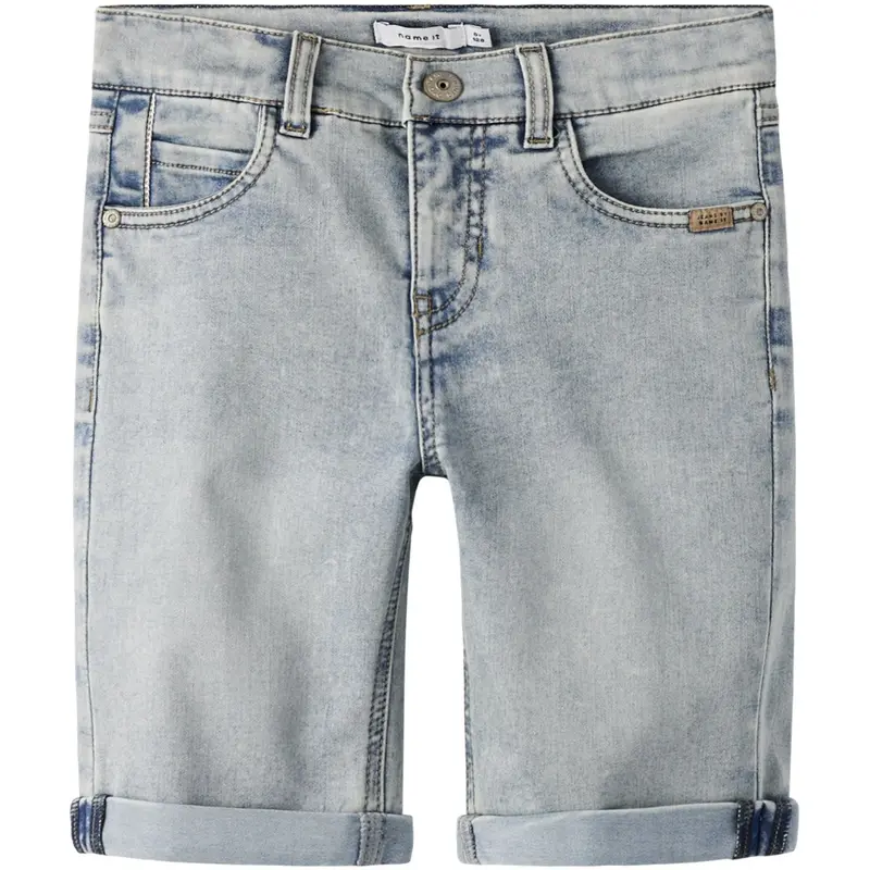 Name It Light Medium Blue Denim Nkmtheo Xsl Dnm L Shorts 6622-Cl Noos 1