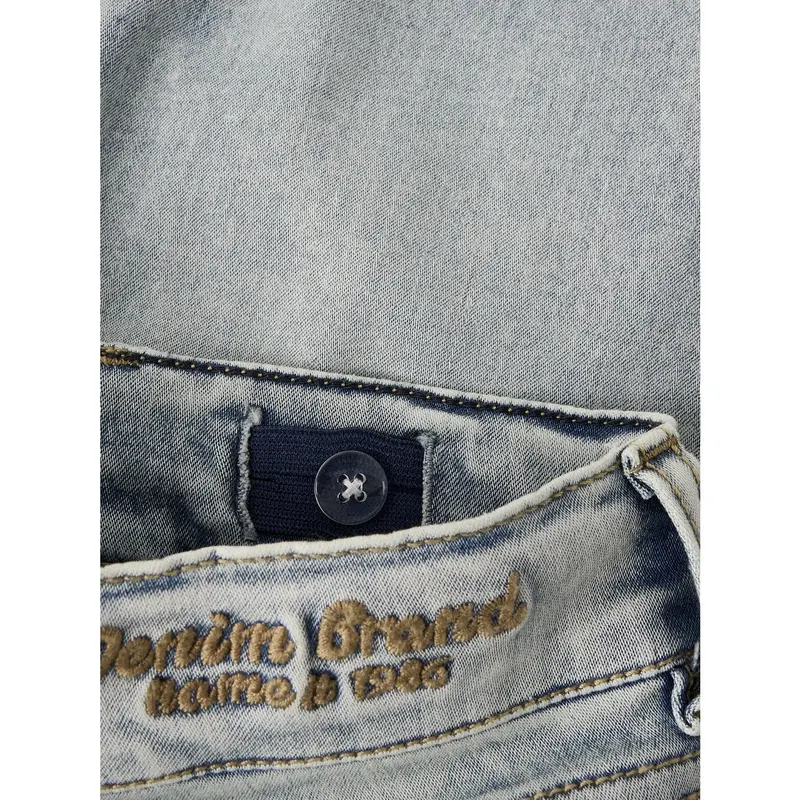 Name It Light Medium Blue Denim Nkmtheo Xsl Dnm L Shorts 6622-Cl Noos 3