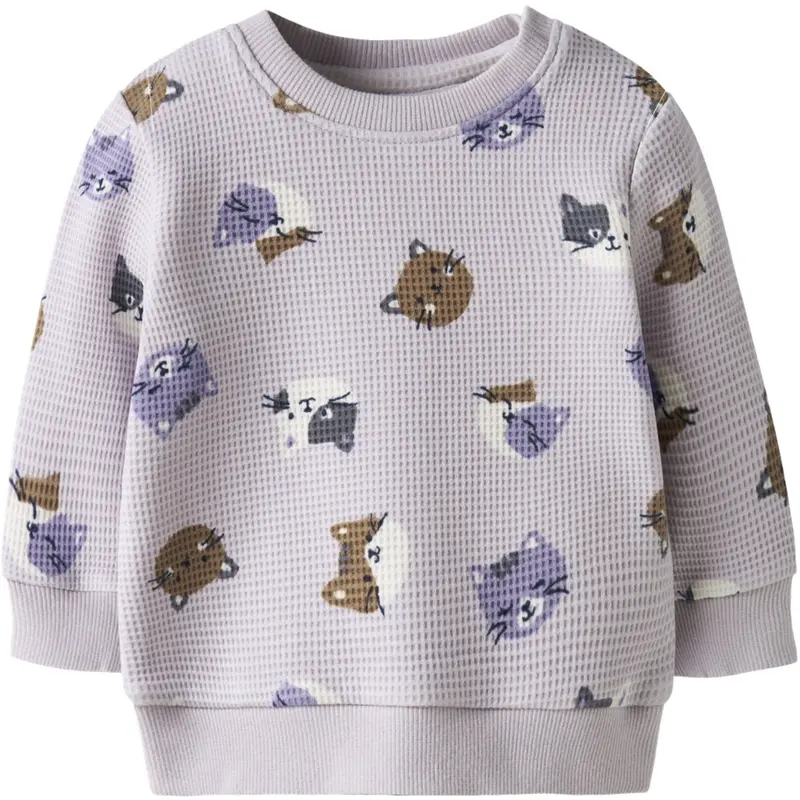 Name It Lilac Marble Nbftammie Ls O-Neck 1
