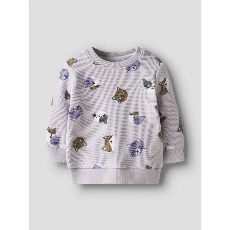 Name It Lilac Marble Nbftammie Ls O-Neck 4