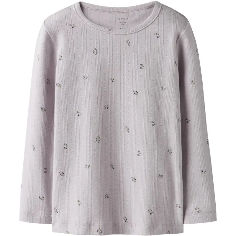 Name It Lilac Marble Nmfberries Ls Slim Top 1