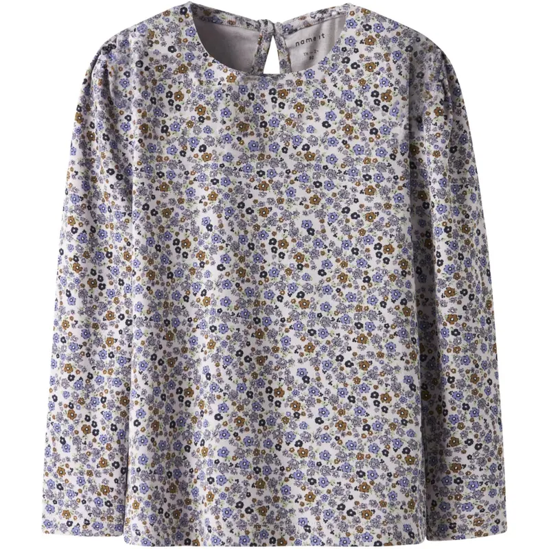 Name It Lilac Marble Nmftuline Ls Slim Top 1
