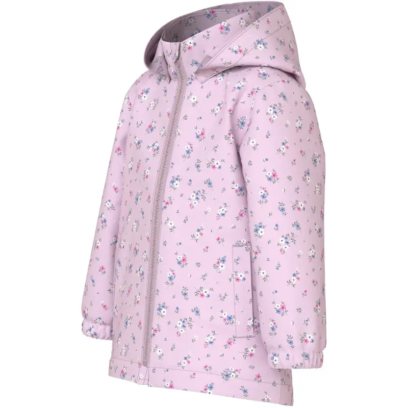 Name It Lilac Snow 4 Floral Patchwork Nmfmaxi Jakke Li Aop Noos 3