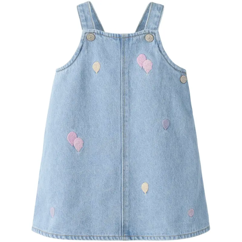 Name It Medium Blue Denim Balloons Nbfsilla Dnm Kjole 4999-Za 1