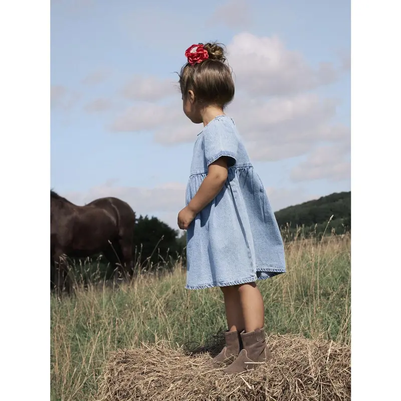 Name It Medium Blue Denim Gemma Loose Denim Kjole 2