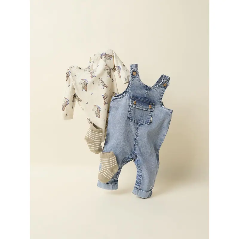 Name It Medium Blue Denim Nbmben Baggy R Dnm Overall 4816-Yb B 2