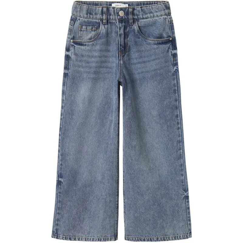 Name It Medium Blue Denim Nkfbella Skater Xwide Jeans 3111-Za Noos 1