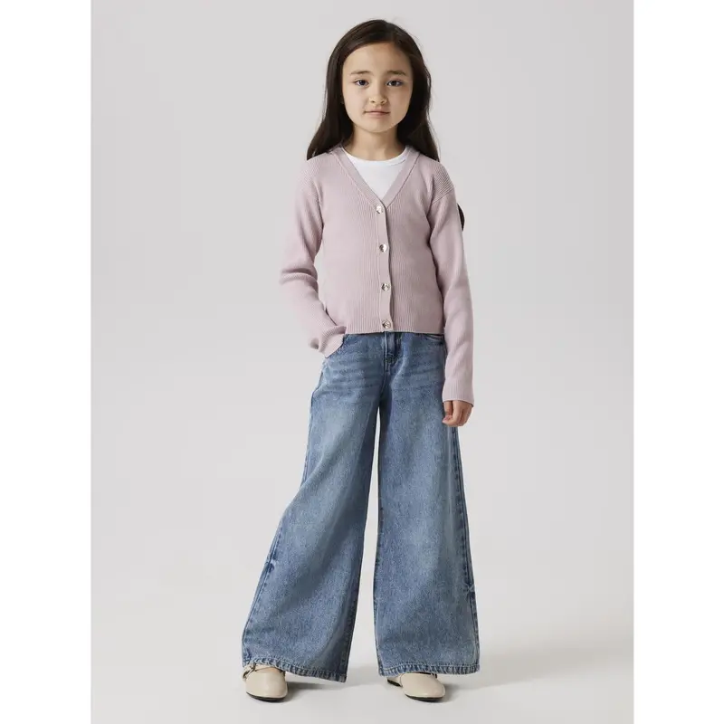 Name It Medium Blue Denim Nkfbella Skater Xwide Jeans 3111-Za Noos 2