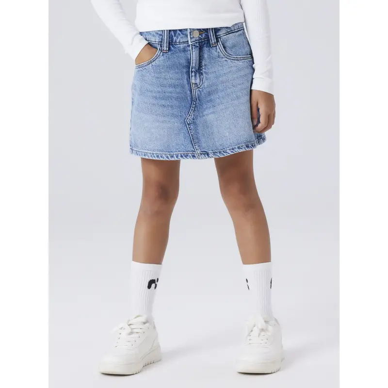 Name It Medium Blue Denim Nkfemma Dnm Skort 1040-Mj Noos 3