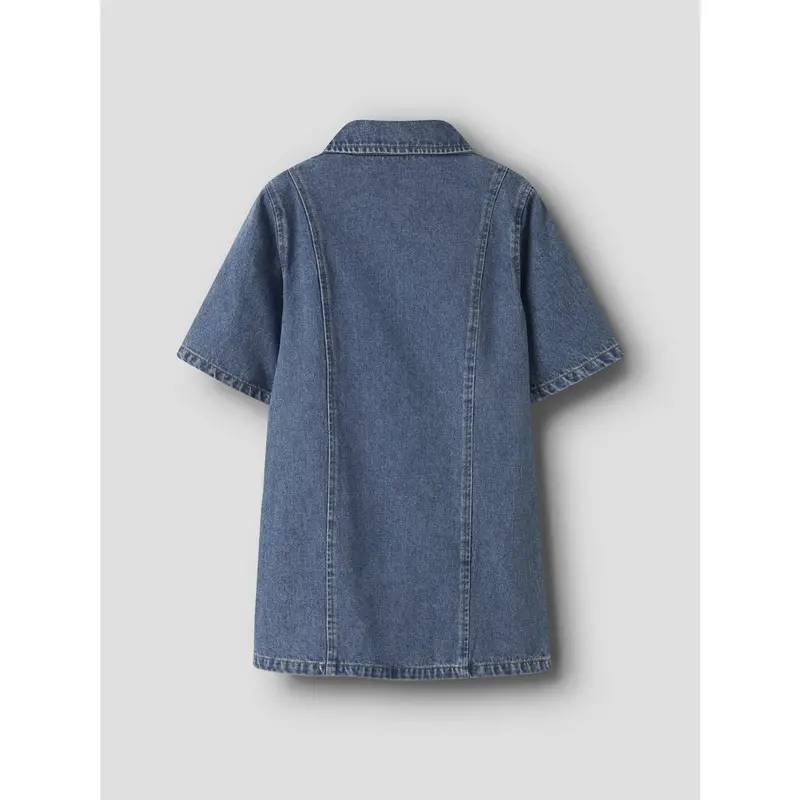 Name It Medium Blue Denim Nkfgianna 2/4 Dnm Kjole 2221-Iz D 3
