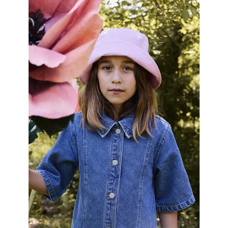 Name It Medium Blue Denim Nkfgianna 2/4 Dnm Kjole 2221-Iz D 4