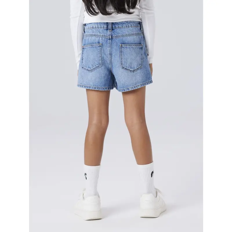 Name It Medium Blue Denim Nkfrose Mor Dnm Shorts 1141-Mj Noos 4