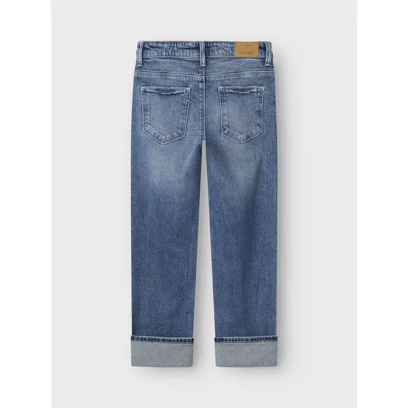 Name It Medium Blue Denim Nkfrose Straight Fold Jeans 4224-Az Noos 6