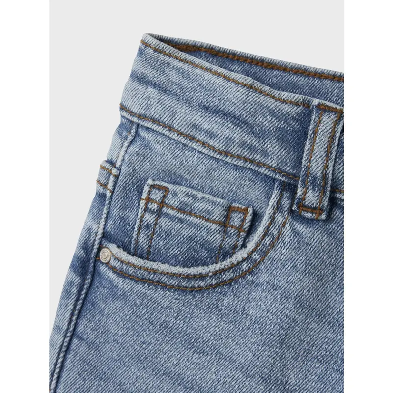 Name It Medium Blue Denim Nmfbella Balloon Jeans 2441-Sm Noos 3