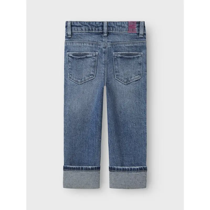 Name It Medium Blue Denim Nmfrose Straight Fold Jeans 4224-Az Noos 5