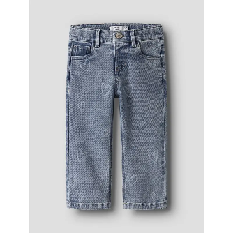 Name It Medium Blue Denim Nmfrose Straight Laser Jeans 2583-Gy B 4
