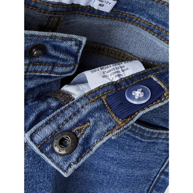 Name It Medium Blue Denim Nmmryan Straight Jeans 1061-Dt Tb 3