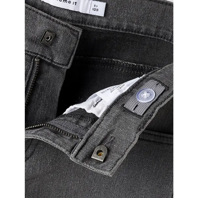 Name It Medium Grey Denim Nkfrose Wide Jeans 1061-Dt Tb 4