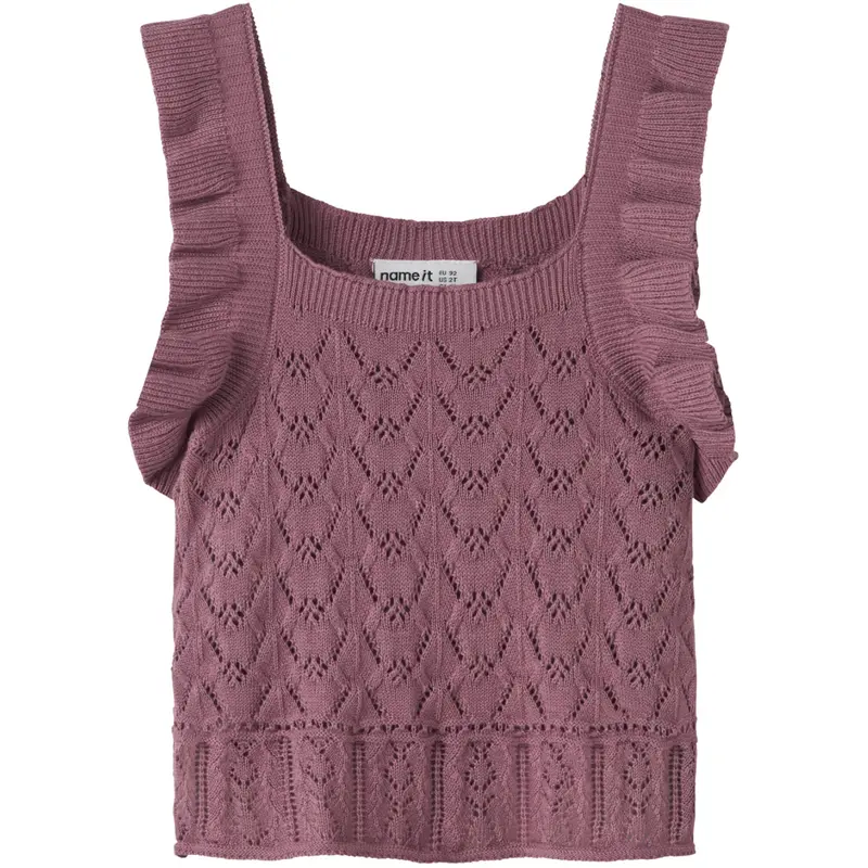 Name It Mesa Rose Nmfholga Sl Strik Top 1
