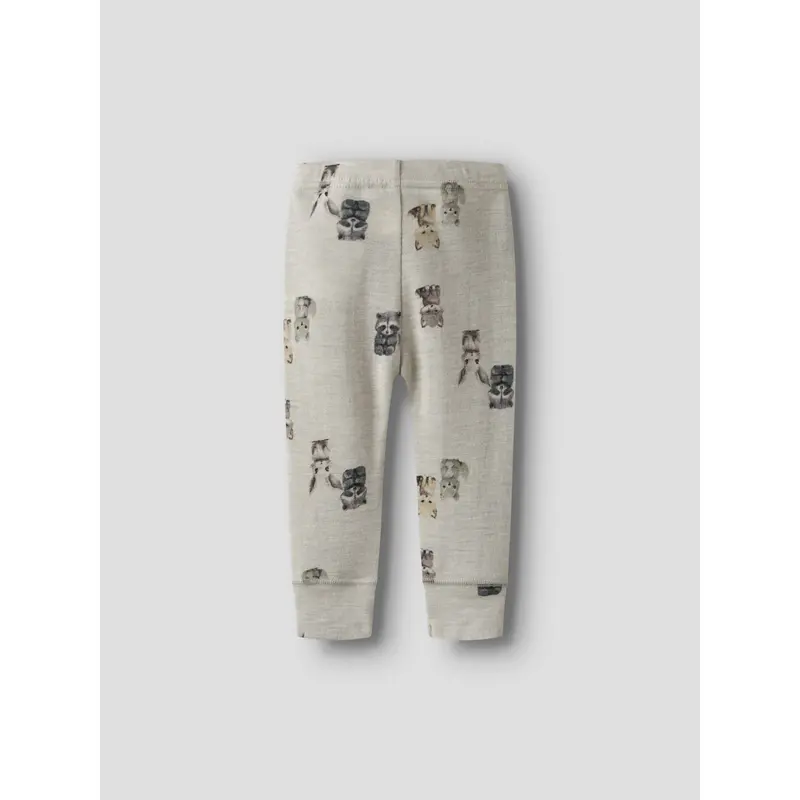 Name It Nacreous Cloud Forest Animals Nbmwang Uld Rib Long Johns Aop 3