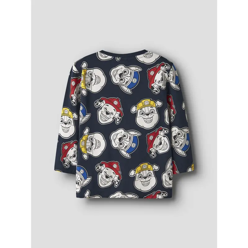 Name It Navy Blazer Aop Nmmjorgen Paw Ls Nreg Top Cplg 3