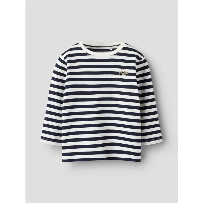 Name It Navy Blazer Bright White Nmmnelson Ls Nreg Top 3