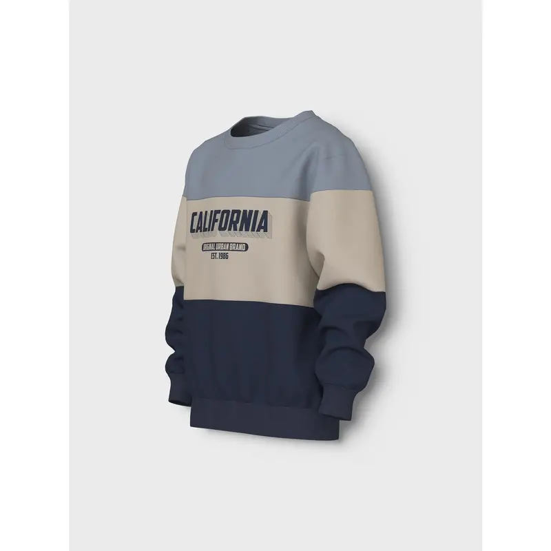 Name It Navy Blazer California Nkmvemil Ls Nreg Sweat Bru 2