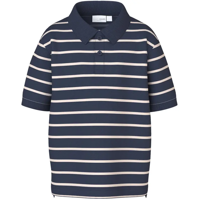 Name It Navy Blazer Chateau Gray Nmmvolo Ss Nreg Polo 1