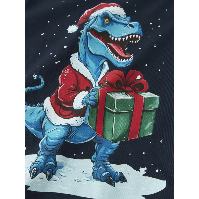 Name It Navy Blazer Dino Present Nmmvosmas Ls Nreg Top 2