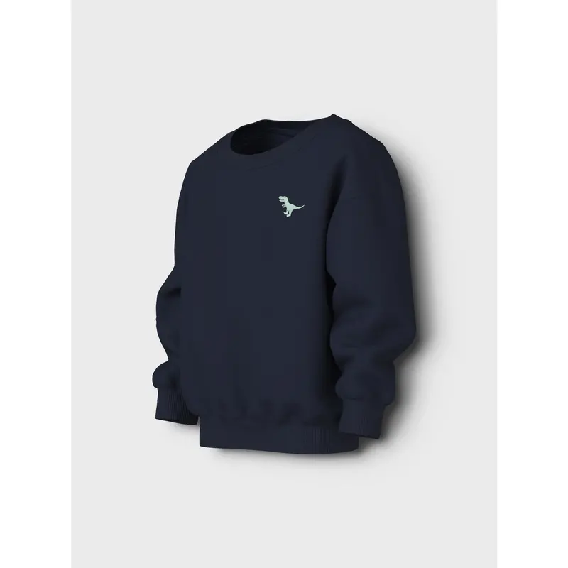 Name It Navy Blazer Green Dino Nmmvallen Ls Nreg Sweat Unb 2