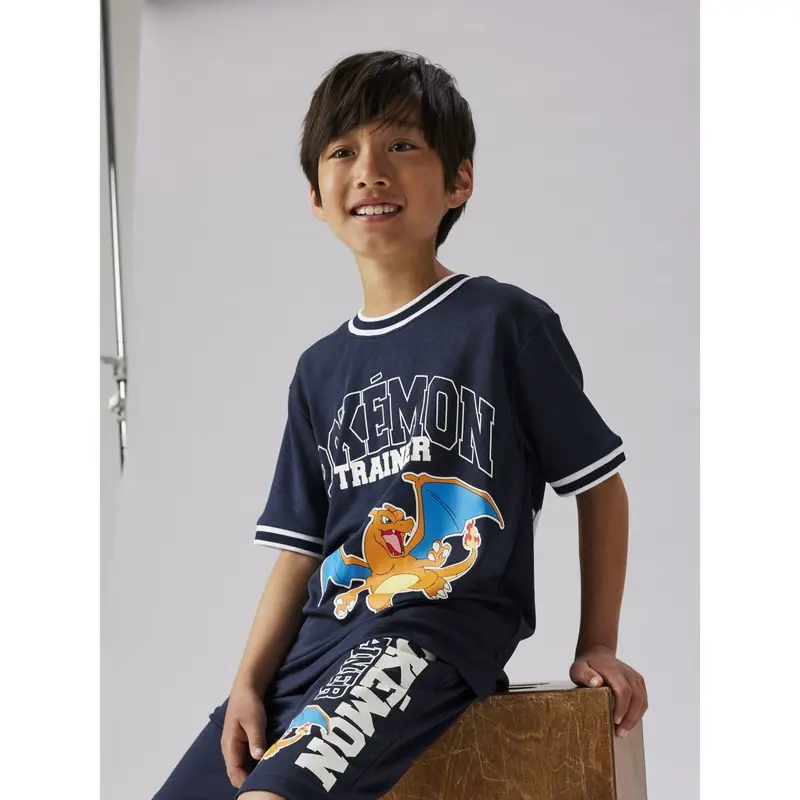 Name It Navy Blazer Nkmmoris Pokemon Nreg Poly Ss Top Sky 3