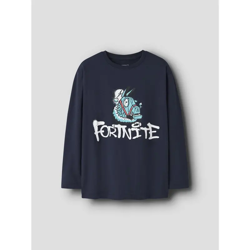Name It Navy Blazer Nkmoxen Fortnite Ls Nreg Top Box Bfu 3