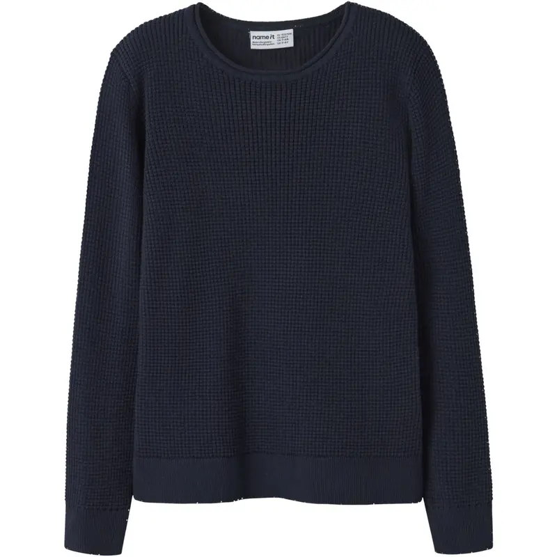 Name It Navy Blazer Nkmviklas Ls Strik 1