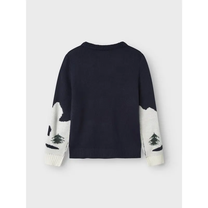 Name It Navy Blazer Nknrebo Ls Strik Box 2