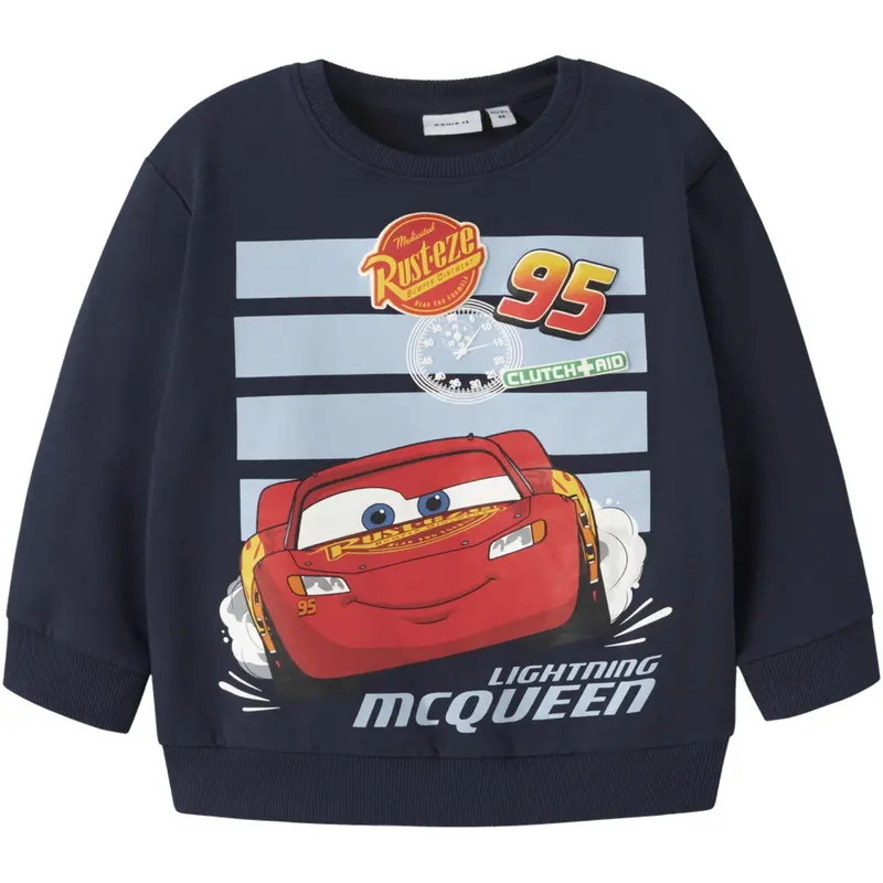 Name It Navy Blazer Nmmfranzi Cars Nreg Sweat Bru Wdi 1
