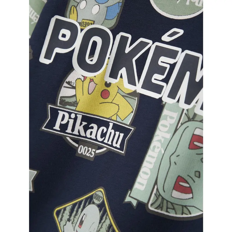 Name It Navy Blazer Nmmjazy Pokemon Nreg Sweat Unb Sky 2