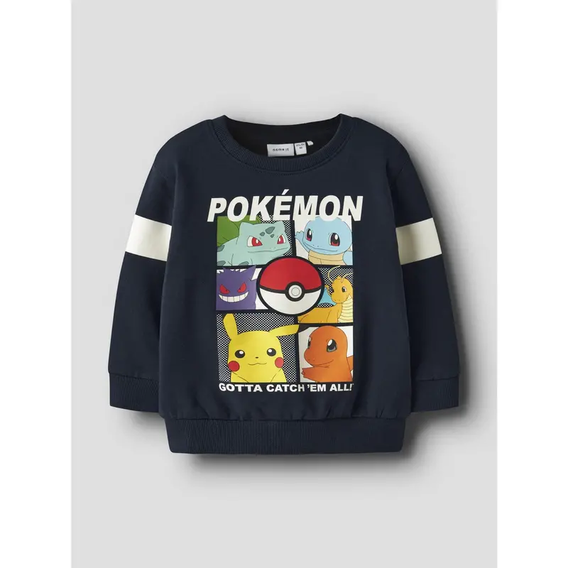 Name It Navy Blazer Nmmjussy Pokemon Nreg Sweat Bru Noos Sky 3