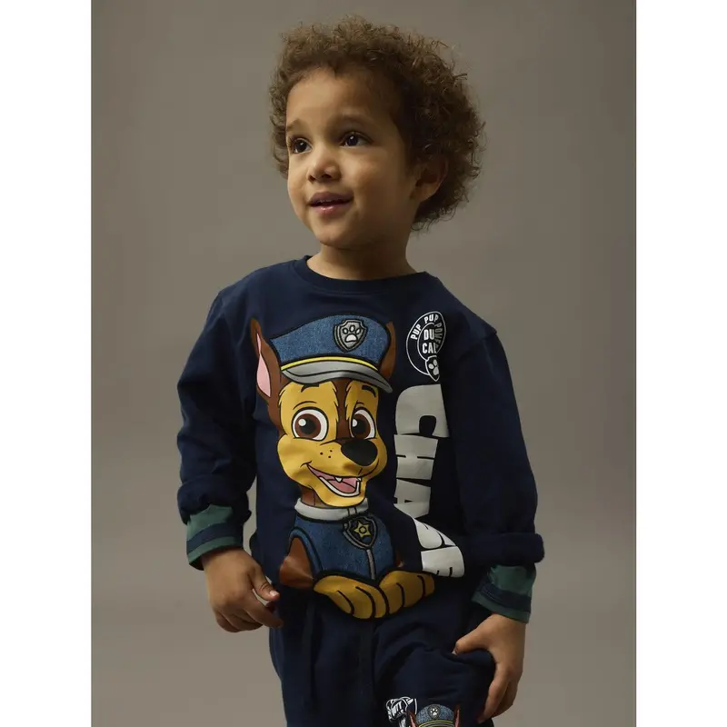 Name It Navy Blazer Nmmneel Paw Nreg Sweat Bru Cplg 3