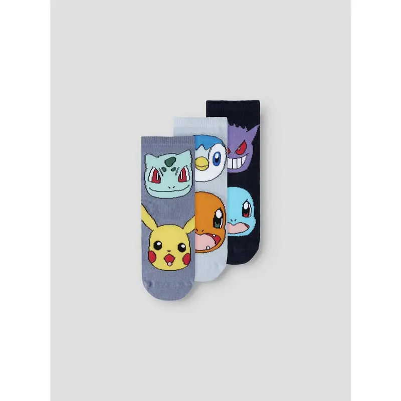 Name It Navy Blazer Nmmnoris Pokemon 3P Strømper Sky 4