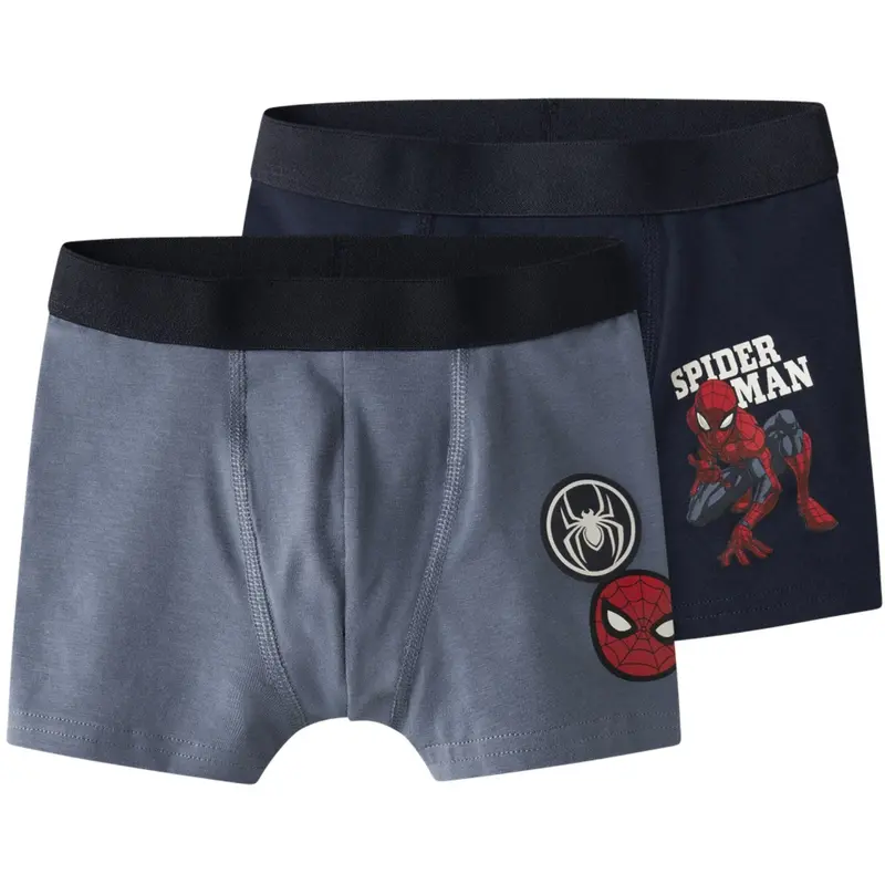 Name It Navy Blazer Nmmovile Spiderman 2-Pak Boxer Mar 1